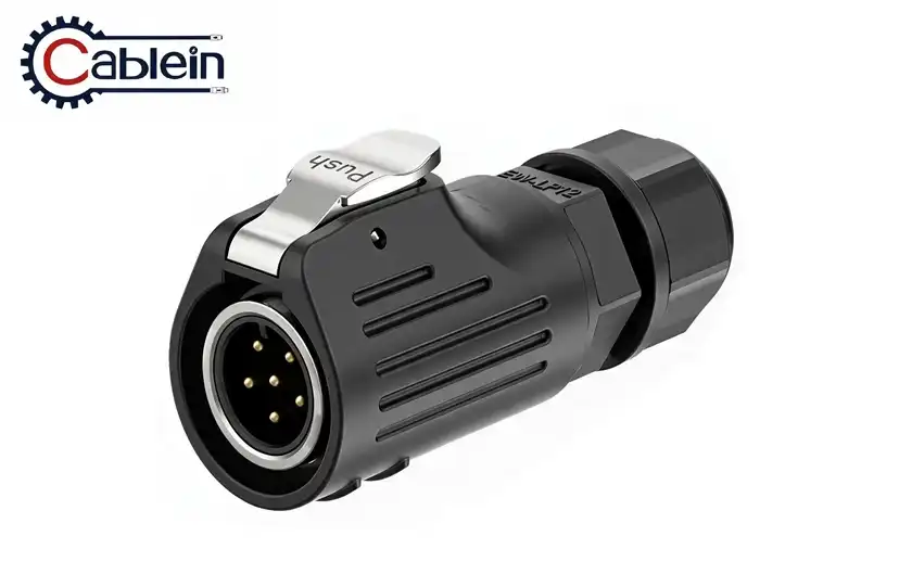 LP12 6-Pin Hybrid Waterproof Plug